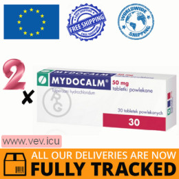 Mydocalm 50 mg 2p x 30 pills — Made in Hungary — Free Delivery