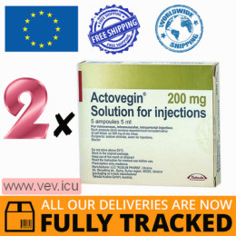 Actovegin solution for injection 200mg 2p x 5 ampoules (5ml) — Made in Ukraine — Free Delivery