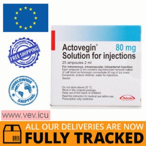 Actovegin solution for injection 80mg 2ml x 25 ampoules — Made in Ukraine — Free Delivery