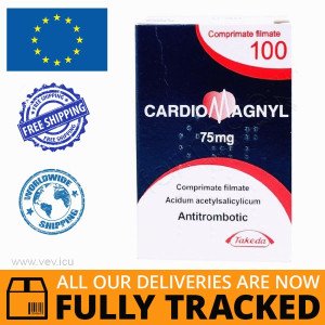 CARDIOMAGNYL 75MG 100 PILLS  - MADE IN GERMANY - FREE SHIPPING