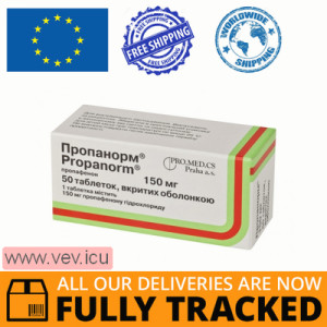 Propanorm 150mg 50 tablets — Made in Czech Republic — Free Delivery