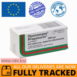 Propanorm 300mg 50 tablets — Made in Czech Republic — Free Delivery