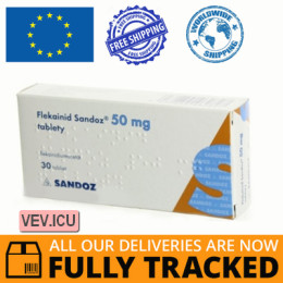 Flecainide Sandoz 50mg 30 tablets — Made in Germany — Free Delivery