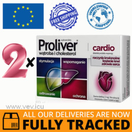 2 x PROLIVER CARDIO 30 TABS - MADE IN POLAND - FREE SHIPPING 