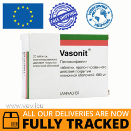 VASONIT 600MG 20 PILLS - MADE IN AUSTRIA - FREE SHIPPING