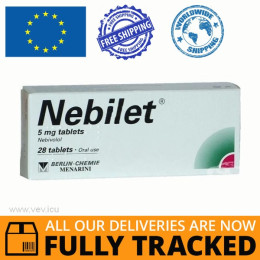 NEBILET 5MG 28 PILLS - MADE IN GERMANY - FREE SHIPPING