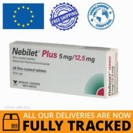 NEBILET PLUS 5/12,5 28 PILLS - MADE IN GERMANY - FREE SHIPPING