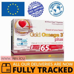 Olimp Gold Omega 3 Plus 60 capsules — Made in Poland — Free Delivery