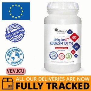 Aliness UbiquinoL Сoenzyme 100 mg 60 capsules — Made in Poland — Free Delivery