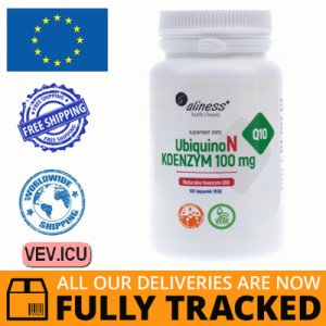 Aliness UbiquinoN Сoenzyme 100 mg 100 capsules — Made in Poland — Free Delivery