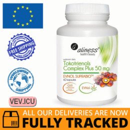 Aliness Tokotrienols Complex Plus 50 mg 60 capsules — Made in Poland — Free Delivery Aliness Tokotrienols Complex Plus 50 mg 60 capsules — Made in Poland — Free Delivery