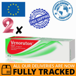 2 x VENORUTON GEL 40G - MADE IN SWITZERLAND - FREE SHIPPING