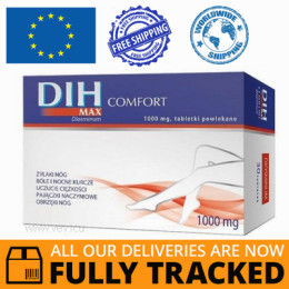 DIH MAX COMFORT 1000MG 60 TABS — MADE IN POLAND — FREE SHIPPING