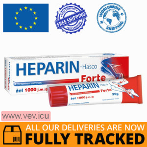 Heparin Hasco Forte gel 1000 j.m./g, 35 g — Made in Poland — Free Delivery