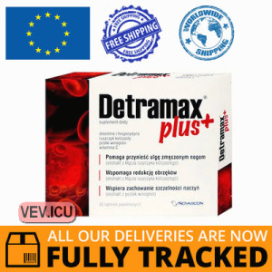 Detramax Plus 30 tablets — Made in Poland — Free Delivery