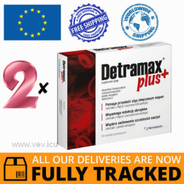 2 x DETRAMAX PLUS 30 TABS - MADE IN POLAND - FREE SHIPPING