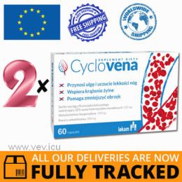 2 x CYCLOVENA 60 CAPS - MADE IN POLAND - FREE SHIPPING 
