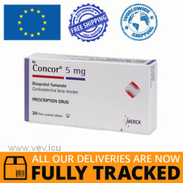 CONCOR 5MG 30 TABS - MADE IN GERMANY - FREE SHIPPING