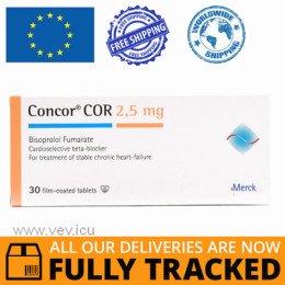 CONCOR COR 2.5MG 30 TABS - MADE IN GERMANY - FREE SHIPPING