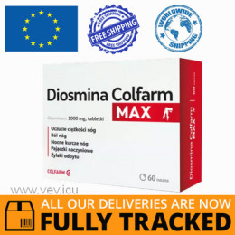 DIOSMIN MAX 1000MG 60 TABS - MADE IN POLAND - FREE SHIPPING