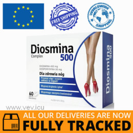 DIOSMINA 500 COMPLEX 60 TABS - MADE IN POLAND - FREE SHIPPING