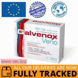 Galvenox Veno 500mg 30 capsules — Made in Poland — Free Delivery