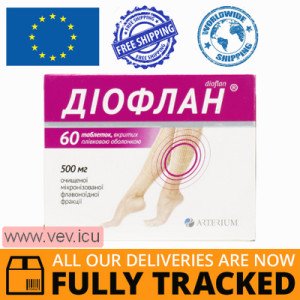 Dioflan 500mg 60 tablets — Made in Ukraine — Free Delivery