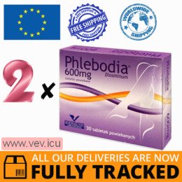 Phlebodia 600mg 2p x 30 tablets — Made in France — Free Delivery