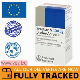 Berotec N erosol dosed 100mcg/dose 10ml, 200 doses — Made in Germany — Free Delivery