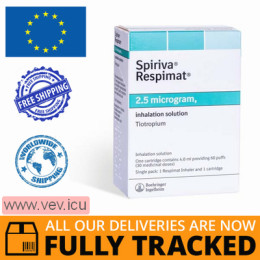 Spiriva Respimat, solution for inhalation 2.5 μg/inhalation cartridge 4 ml (60 inhalations) — Made in Germany — Free Delivery
