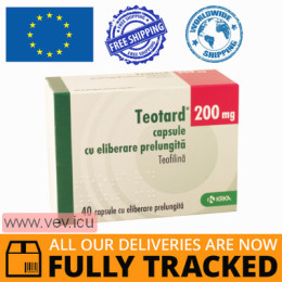 Teotard 200mg 40 capsules — Made in Slovenia — Free Delivery
