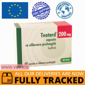 Teotard 200mg 40 capsules — Made in Slovenia — Free Delivery