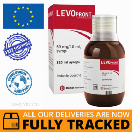 LEVOPRONT 0,06G/10ML 120ML SYROP — MADE IN ITALY - FREE SHIPPING