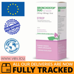 Bronchostop Duo for cough syrop 120 ml — Made in Austria — Free Delivery