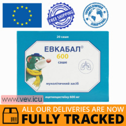 Eucabal 600 powder for oral solution 3g x 20 sachets — Made in Germany — Free Delivery