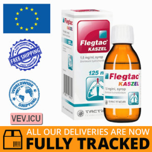 Flegtac Cough 1.6 mg/ml, syrup, 125 ml — Made in Poland — Free Delivery