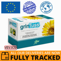 GrinTuss, herbal tea, 20 sachets — Made in Italy — Free Delivery GrinTuss, herbal tea, 20 sachets — Made in Italy — Free Delivery