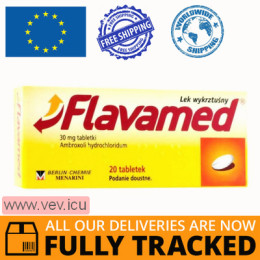 Flavamed 30mg, 20 tablets — Made in Germany by Berlin-Chemie — Free Delivery