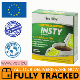 Insty granules with lemon flavor 5.6g x 5 sachets — Made in Pakistan — Free Delivery