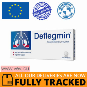 Deflegmin 30mg 20 tablets — Made in Canada — Free Delivery