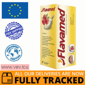 Flavamed 15 mg/5 ml, syrup, raspberry flavor, 100ml — Made in Germany — Free Delivery