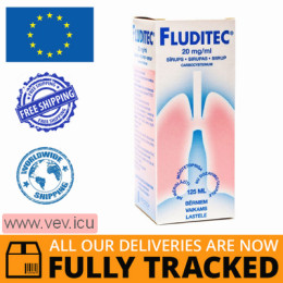 Fluditec syrup 2%, 125 ml — Made in France — Free Delivery