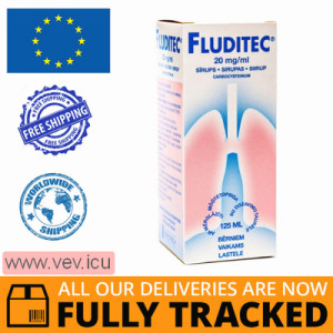 Fluditec syrup 2%, 125 ml — Made in France — Free Delivery