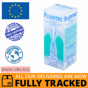 Fluditec syrup 5%, 125 ml — Made in France — Free Delivery
