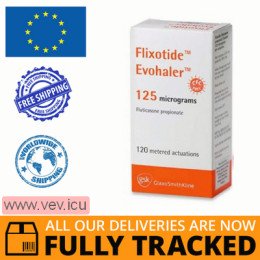 Flixotide Evohaler inhalation aerosol 125 μg / dose, 120 doses — Made in France — Free Delivery