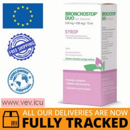 Bronchostop Duo for cough syrop 120 ml — Made in Austria — Free Delivery