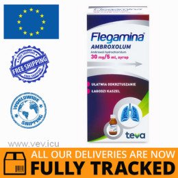 FLEGAMINA AMBROXOLUM 30MG / 5ML SYRUP 200ML - MADE IN POLAND - FREE SHIPPING
