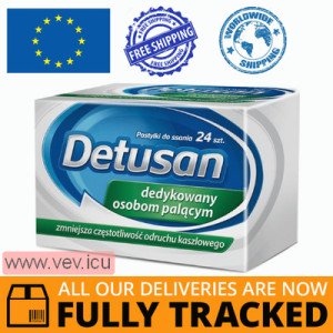 Detusan 24 lozenges — Made in Poland by Aflofarm — Free Delivery