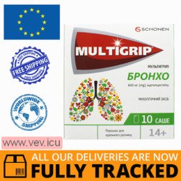 Multigrip Broncho 10 sachets — Made in Ukraine — Free Delivery 