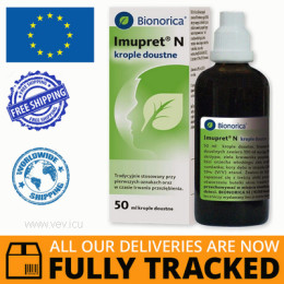 IMUPRET N ORAL DROPS 50ML - MADE IN GERMANY- FREE SHIPPING